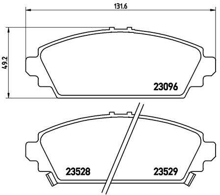 BREMBO -  Front Brake Pads