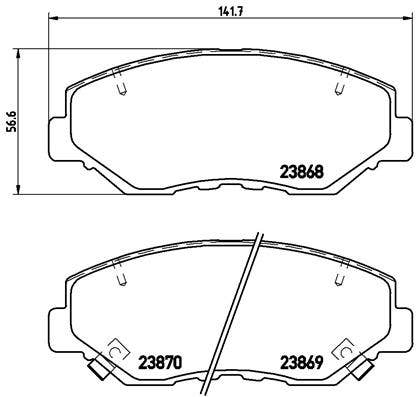 BREMBO -  Front Brake Pads