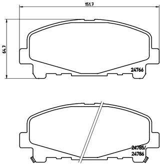 BREMBO -  Front Brake Pads