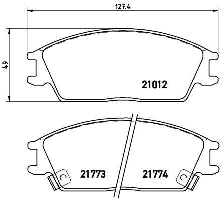 BREMBO -  Front Brake Pads
