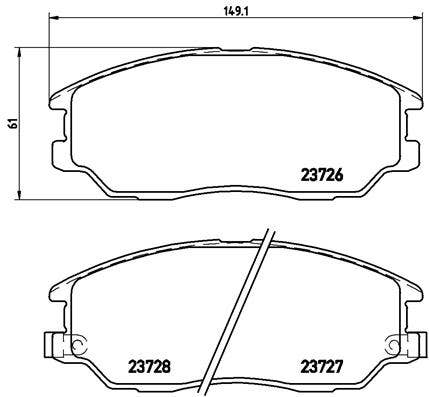 BREMBO -  Front Brake Pads