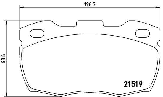 BREMBO -  Front Brake Pads