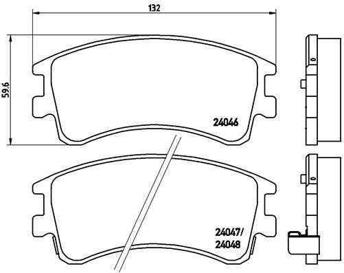 BREMBO -  Front Brake Pads