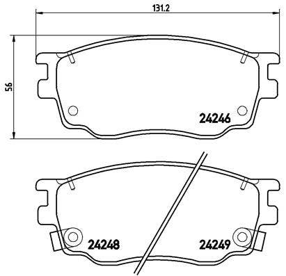 BREMBO -  Front Brake Pads