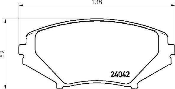 BREMBO -  Front Brake Pads
