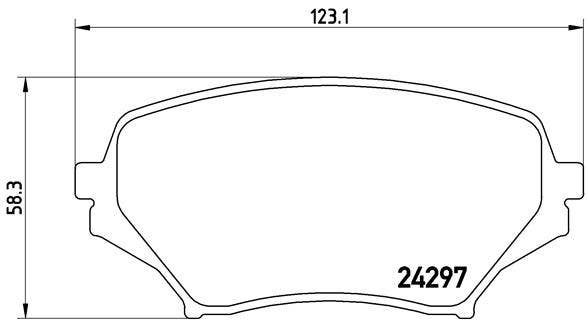BREMBO -  Front Brake Pads