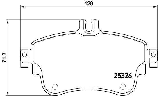 BREMBO -  Front Brake Pads