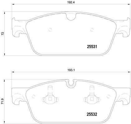 BREMBO -  Front Brake Pads