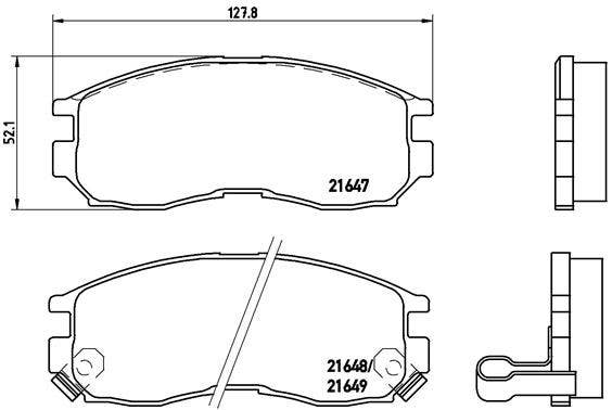 BREMBO -  Front Brake Pads