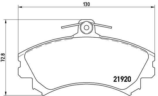 BREMBO -  Front Brake Pads