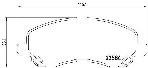 BREMBO -  Front Brake Pads