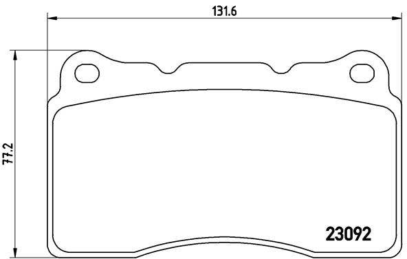BREMBO -  Front Brake Pads