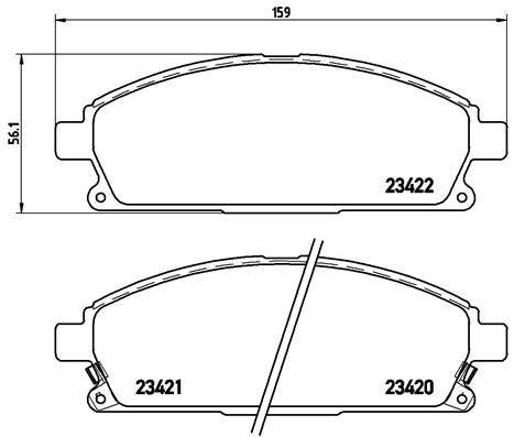 BREMBO -  Front Brake Pads