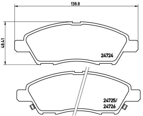 BREMBO -  Brake Pads