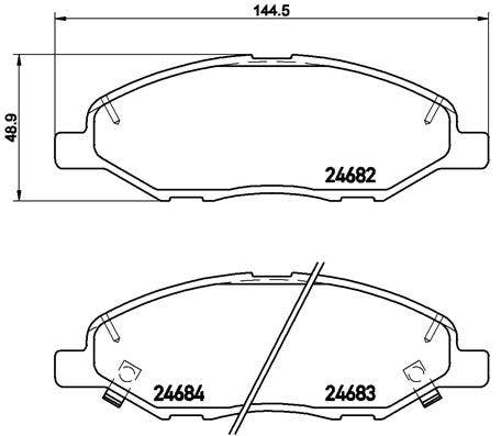 BREMBO -  Front Brake Pads