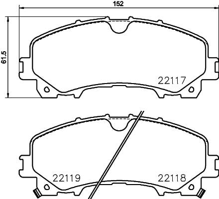 BREMBO -  Front Brake Pads