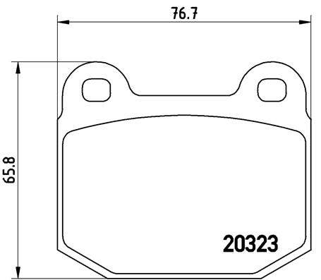 BREMBO -  Front Brake Pads