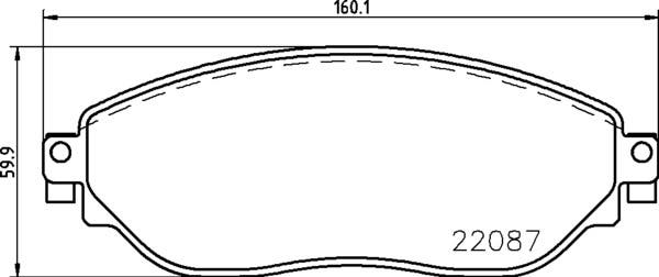 BREMBO -  Front Brake Pads