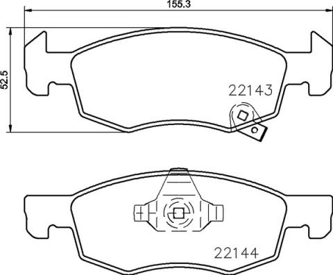 BREMBO -  Front Brake Pads