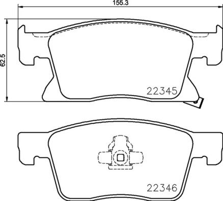 BREMBO -  Front Brake Pads