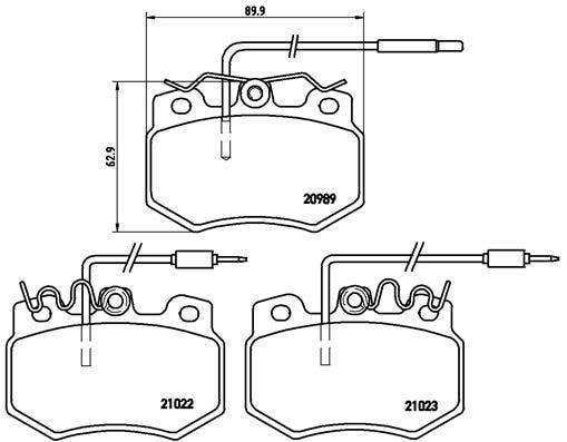 BREMBO -  Front Brake Pads