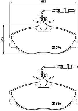 BREMBO -  Front Brake Pads