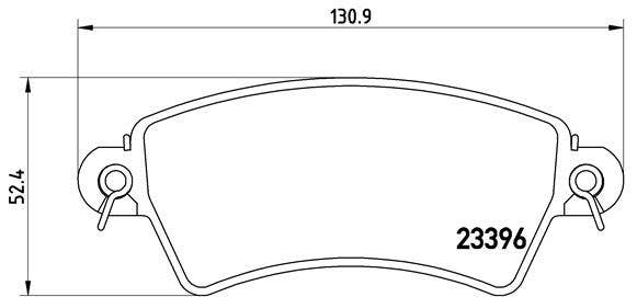 BREMBO -  Front Brake Pads