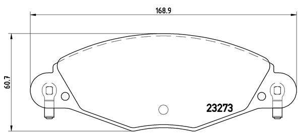 BREMBO -  Front Brake Pads
