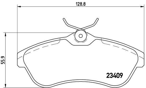 BREMBO -  Front Brake Pads