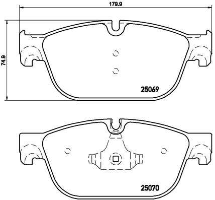 BREMBO -  Front Brake Pads