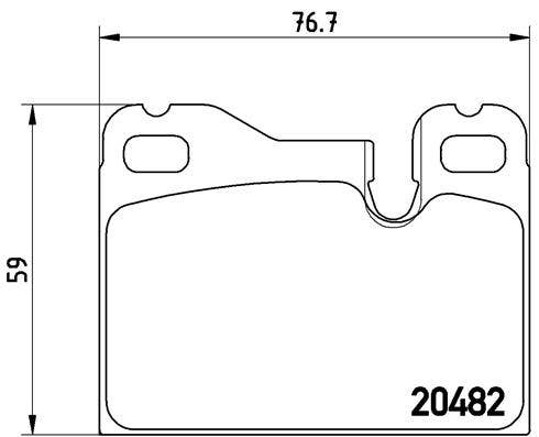 BREMBO -  Brake Pads