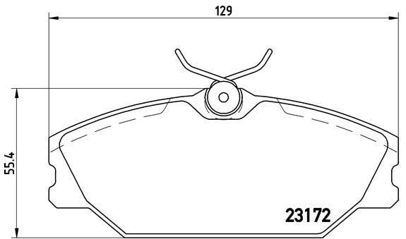 BREMBO -  Front Brake Pads