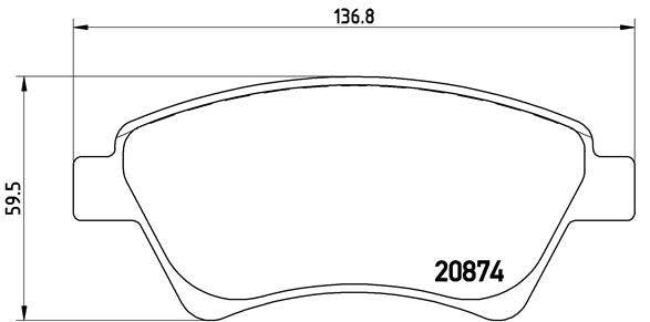 BREMBO -  Front Brake Pads