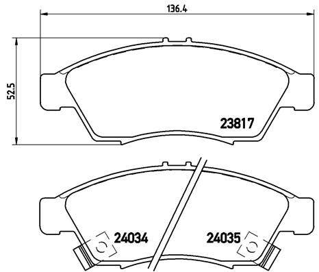 BREMBO -  Front Brake Pads