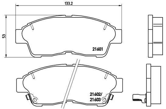 BREMBO -  Front Brake Pads