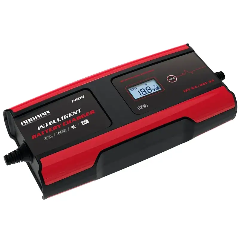 ABSAAR PRO SERIES 11 STEP SMART BATTERY CHARGER - PRO 6