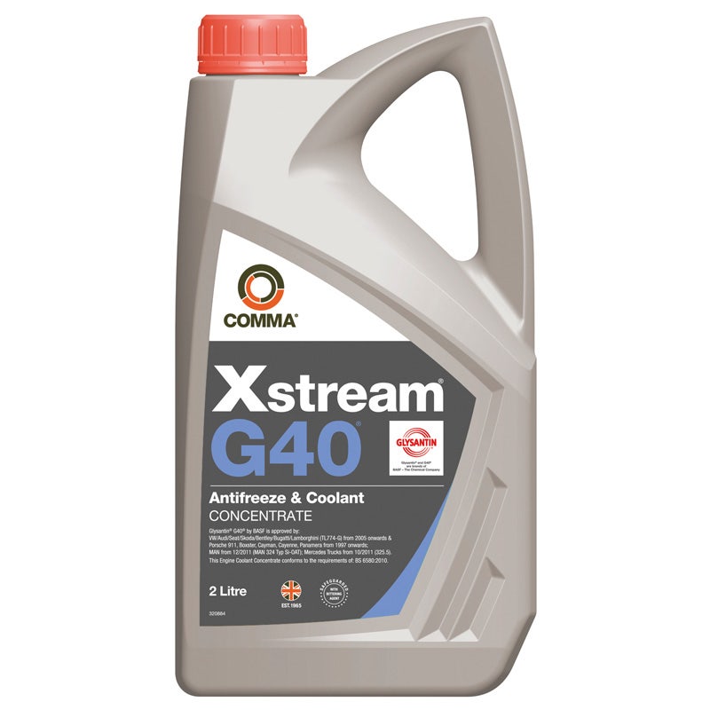COMMA -  XSTREAM G40 - 2L Antifreeze and Coolant Concentrate 