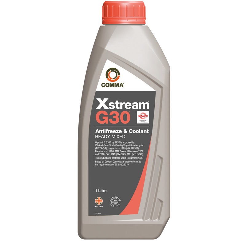 COMMA -  XSTREAM G30 - 1L Antifreeze and Coolant 