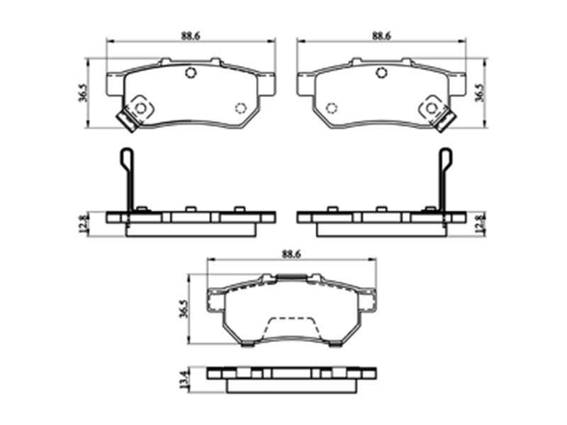 DRIVETEC -  Rear Brake Pads