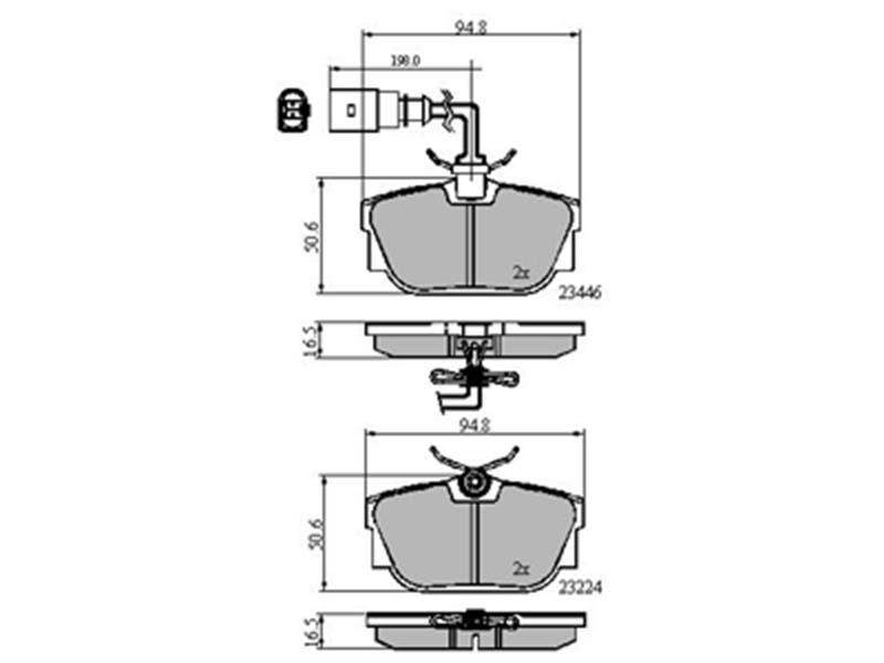 DRIVETEC -  Rear Brake Pads