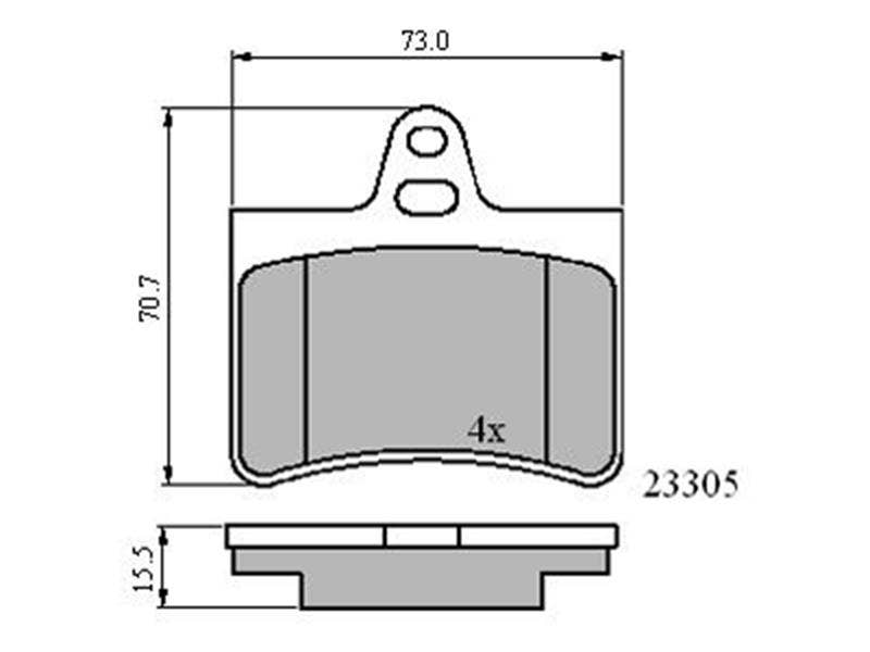 DRIVETEC -  Rear Brake Pads