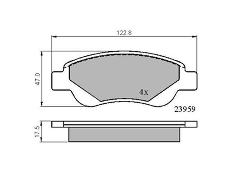 DRIVETEC -  Front Brake Pads