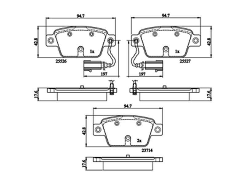 DRIVETEC -  Rear Brake Pads
