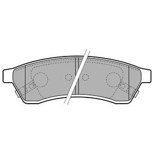 DELPHI -  Rear Brake Pads