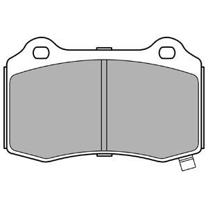 DELPHI -  Rear Brake Pads