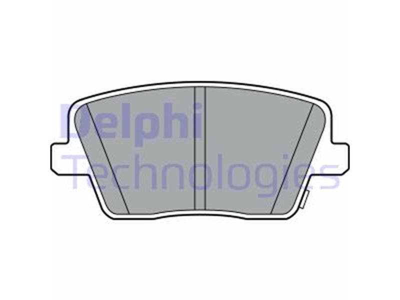 DELPHI -  Rear Brake Pads