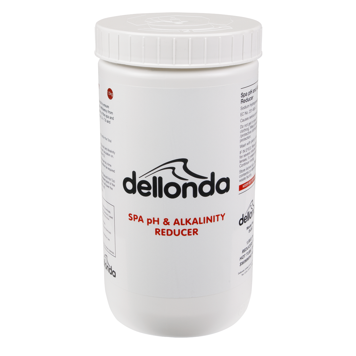 Dellonda 1.5kg pH Reducers for Hot Tubs, Spas & Swimming Pools