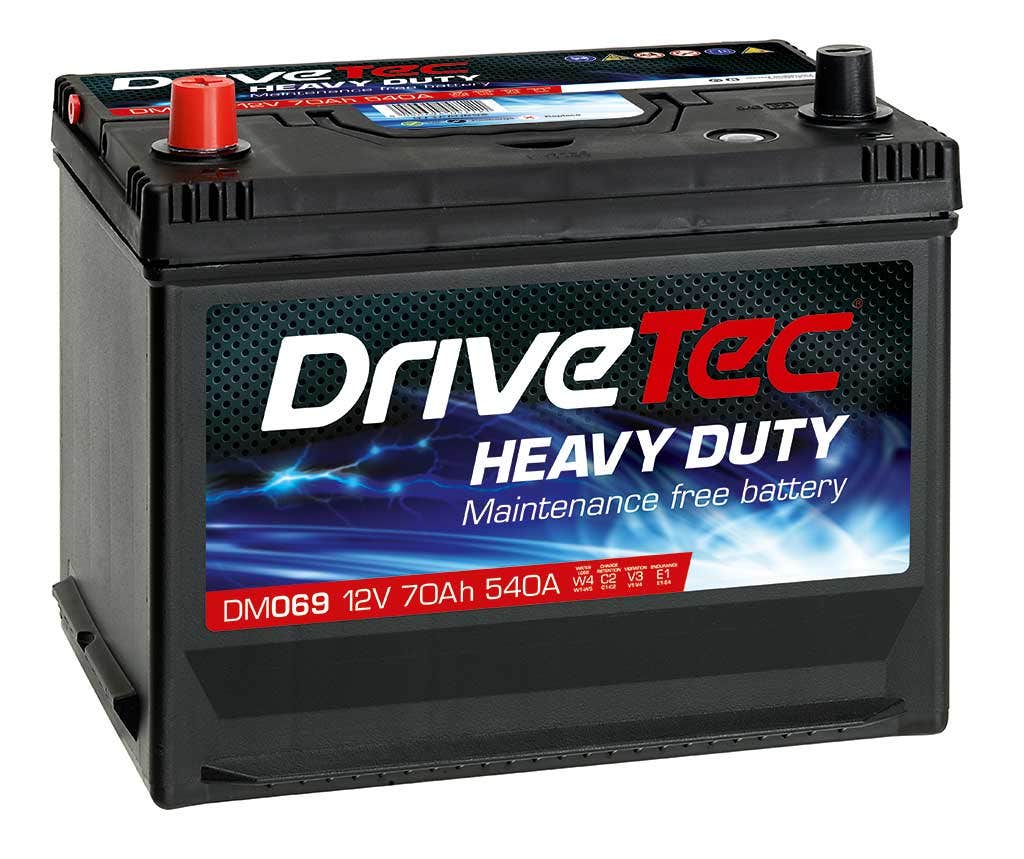 DRIVETEC -  069 SMF Battery - 3 Year Warranty