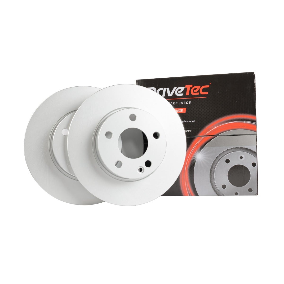 DRIVETEC -  Front Solid Brake Disc Pair - 276.4mm Diameter