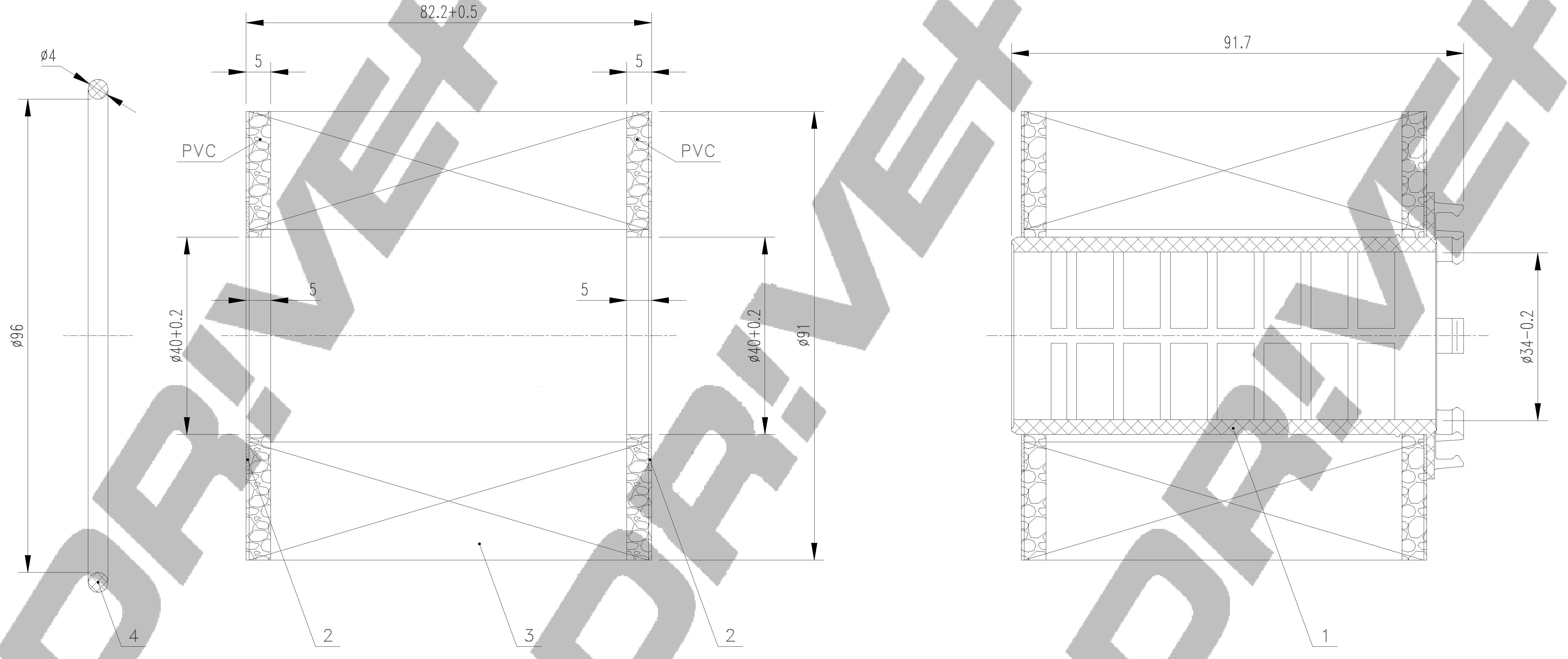 DRIVEPLUS -  Oil Filter - Insert